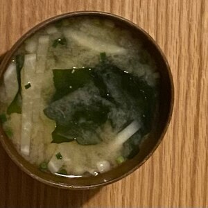 大根と白菜の味噌汁
